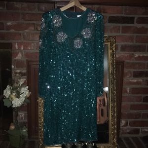 Lesile Fay Evening Dress ~ Very Detailed